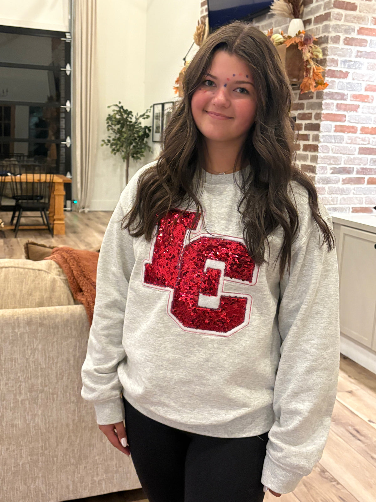 LC Sequin Crewneck