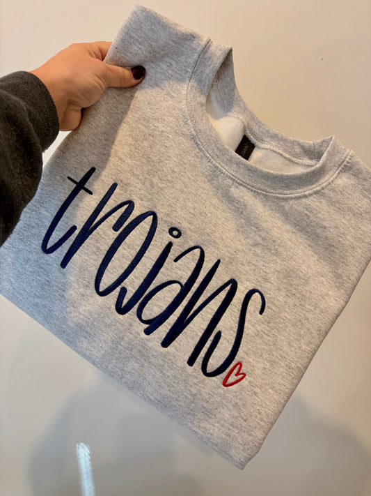 Trojans HL Crewneck