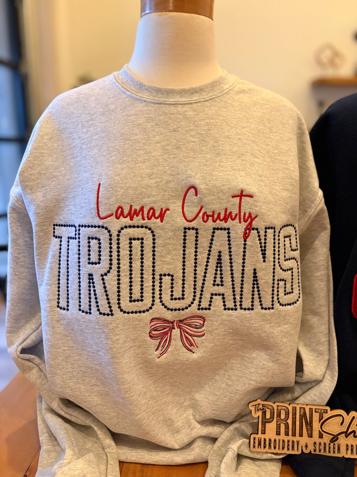Trojans Bow Crewneck