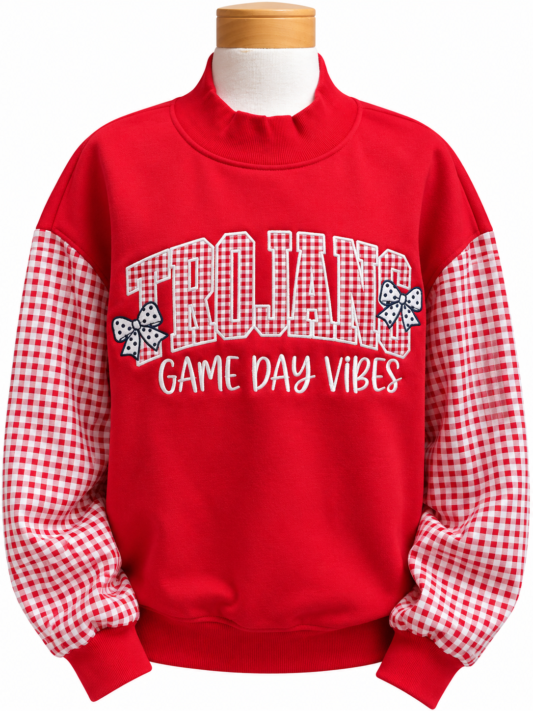 Trojan Game Day Vibes Mock Neck